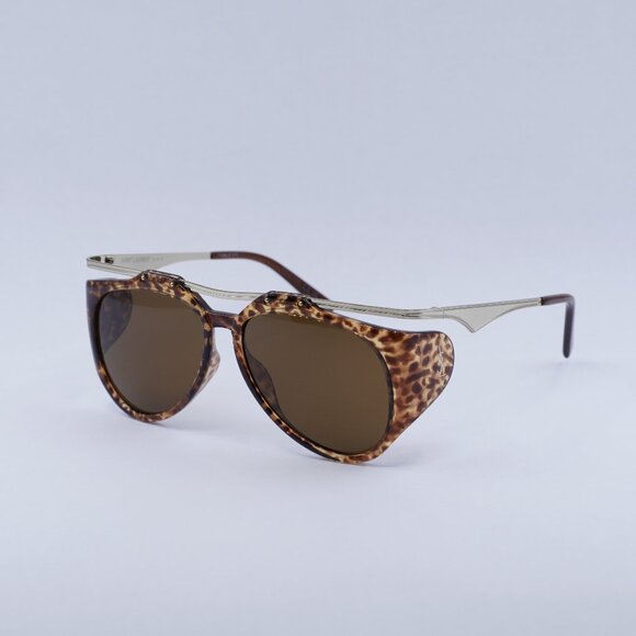 🕶️ New Saint Laurent SLM137 AMELIA 002 Sunglasses - Gold/Leopard Havana Frame - Picture 3 of 12